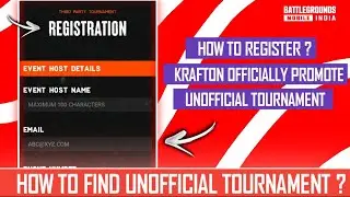 How To Find / Promote Any Unofficial Tournament In BattlegroundsMobileindia 🇮🇳 | Zyrox Gaming