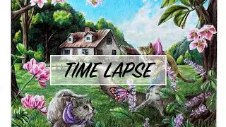 MENUET DE BONHEUR | Kittens | Time Lapse Coloring