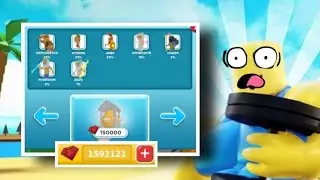 Spending 1,5Million Gems For New Pet! Workout Island 🏝️
