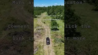 Texas Land For Sale | Beautiful Acreage in Livingston, TX! #realestate #homestead #build #viral #fyp