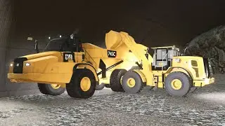 LS25 Baustelle #105 | Tunnel Ausbruch Material verladen | Landwirtschaft Sim 25