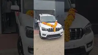 Scorpio S11 Classic White Colour Delivey IN Uttarakhand #scorpio #thar #shorts #new #1million #100k