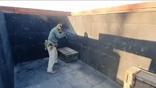 RUBOX ballistic rubber wall