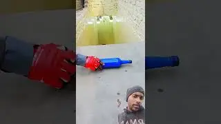 Breaking Glass Bottle Crunchy Crushing Experiment