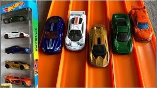 Hot Wheels 2018 Exotics 5 Pack &mdash; открывай, проверяй и гоняй! Набор из 5 крутых машинок!