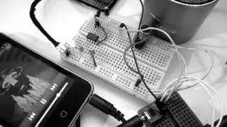 Sound to Light B/W (audio jack, ATtiny)