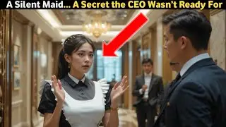 A shy maid greeted the ceo in sign language the next morning ,security escorted her upstairs