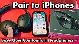 Наушники Bose QuietComfort: как подключиться к iPhone через Bluetooth