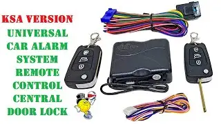 Car Alarm System Auto Remote Central Kit Door Lock Locking System -  Ksa Version
