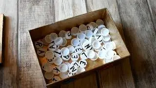 Jogo pedagógico(tampinhas)