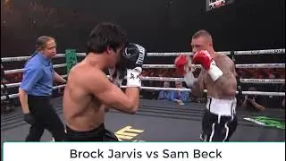Brock Jarvis vs Sam Beck Full Fight Highlights | Wednesday 20 August 2025