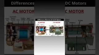 #electrical #electricalengineering #video // difference between AC & DC motor