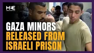 Israel released ten Palestinian teenagers detained near GHF aid zone after one month