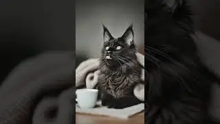 The Ultimate Coffee Companion  #cat #cats
