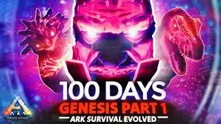 I Survived 100 Days of ARK Genesis in HARDCORE… [ARK: Survival Evolved]