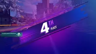 4th Place Ranked Fortnite Rocket Racing