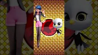 Miraculous Characters swap all Miraculous🐞🐱 #miraculous #ladybug #tranding #shorts #cartoon
