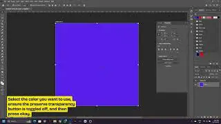 Chapter 96 - How to create a color fill layer in Adobe Photoshop