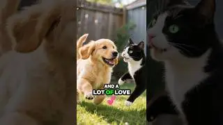 &ldquo;Dog & Cat: From Enemies to Best Friends 🐶🐱 | A Heartwarming Story&rdquo; | Ai FunVibe #shorts #aivideo