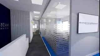 Armstrong Watson Reception design scheme