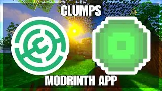 How To Download And Install Clumps On Modrinth App For Minecraft 1.21.7