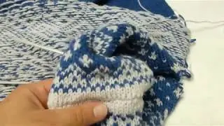 How to gather shoulder stitches on sweater using three needle bind off