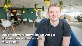Medewerker van de maand maart 2019 -  software ontwikkelaar Ansgar