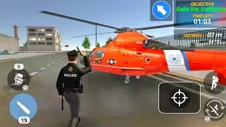 Police Helicopter Simulator - Police Helicopter Mission - Android Gameplay