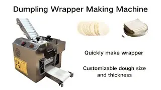 Electric Dumpling Skin Maker | Automatic Dough Pressing & Cutting Machine #machine