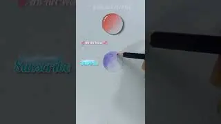 How to draw 3D water drop / Colour pencils drawing #shorts #3dart