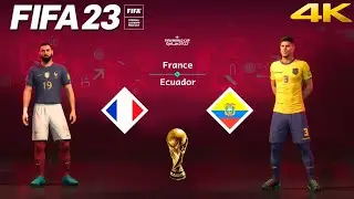 FIFA 23 - France vs. Ecuador - FIFA World Cup Qatar Final | PS5&trade; Gameplay [4K 60FPS] Next Gen