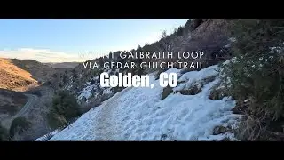 Hiking Mount Galbraith Loop via Cedar Gulch Trail in Golden, Colorado