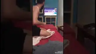 ردة فعل شاب سوري غير طبيعية على مباراة الجزائر و ساحل العاج أثناء ركلات الترجيح