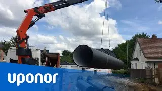 Weholite tilbageholdelsestank sikrer mod oversv&oslash;mmelser i Br&oslash;rup