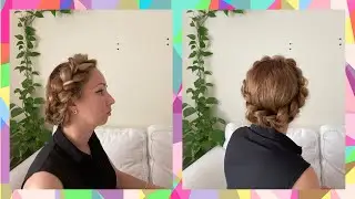 Как заплести косу вокруг головы? /