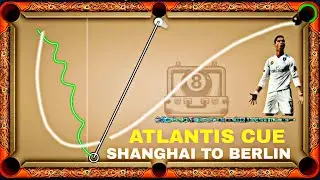 8 Ball Pool ATLANTIS CUE Gameplay 2M To 50M Coins Shanghai To Berlin English VoiceOver @ojq
