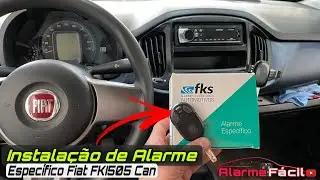 Instala&ccedil;&atilde;o Alarme Espec&iacute;fico Fiat Uno 2021 ✅ Fks FKI505 Can 6 Vias