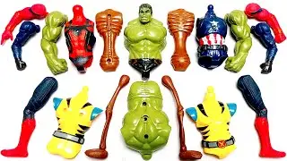 AVENGERS TOYS MARVEL'S HULK SPIDER-MAN SIREN HEAD CAPTAIN AMERICA WOLVERINE SUPERHEROES TOYS