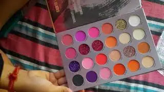Unboxing Beauty Glazed 72 Colors Eyeshadow Shade Book