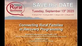 Connection Rural Families in Recovery Programs