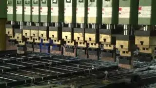 Wire mesh cable tray automatic welding, china cable tray, ningbo lepin network