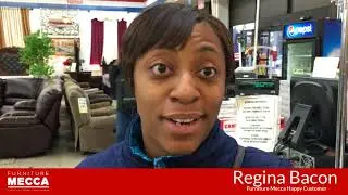 Happy Customer at Furniture Mecca: Regina Bacon