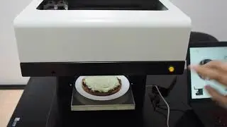 syoon 4 cups coffee printer print on pizza demo