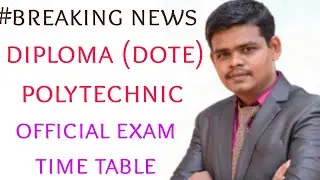 diploma exam latest news today | diploma exam time table 2020 today news | dote latest news today