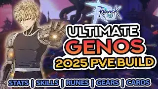 GENOS 2025 PVE Build Guide ~ Stats, Skills, Runes, Gears, Cards, and MORE!!
