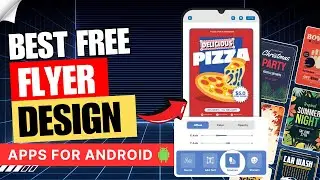 5 Best Free Flyer Maker Apps Android ✅ | Poster Making Apps | Flyer Design Apps
