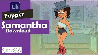 Samantha Adobe Character Animator Puppet Test and Download