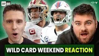 NFL WILD CARD WEEKEND REACTIONS: Bills-Jaguars, Niners-Eagles, Rams-Panthers, Packers-Bears