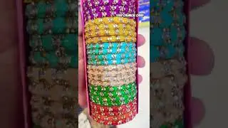 New seep chemical chudi latest colours ka sath/fully stone work/chemical church #bangles_collection