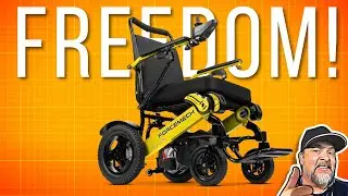 LOVE IT!! Forcemech Navigator Pro Lightweight Folding Electric Wheelchair for Travel